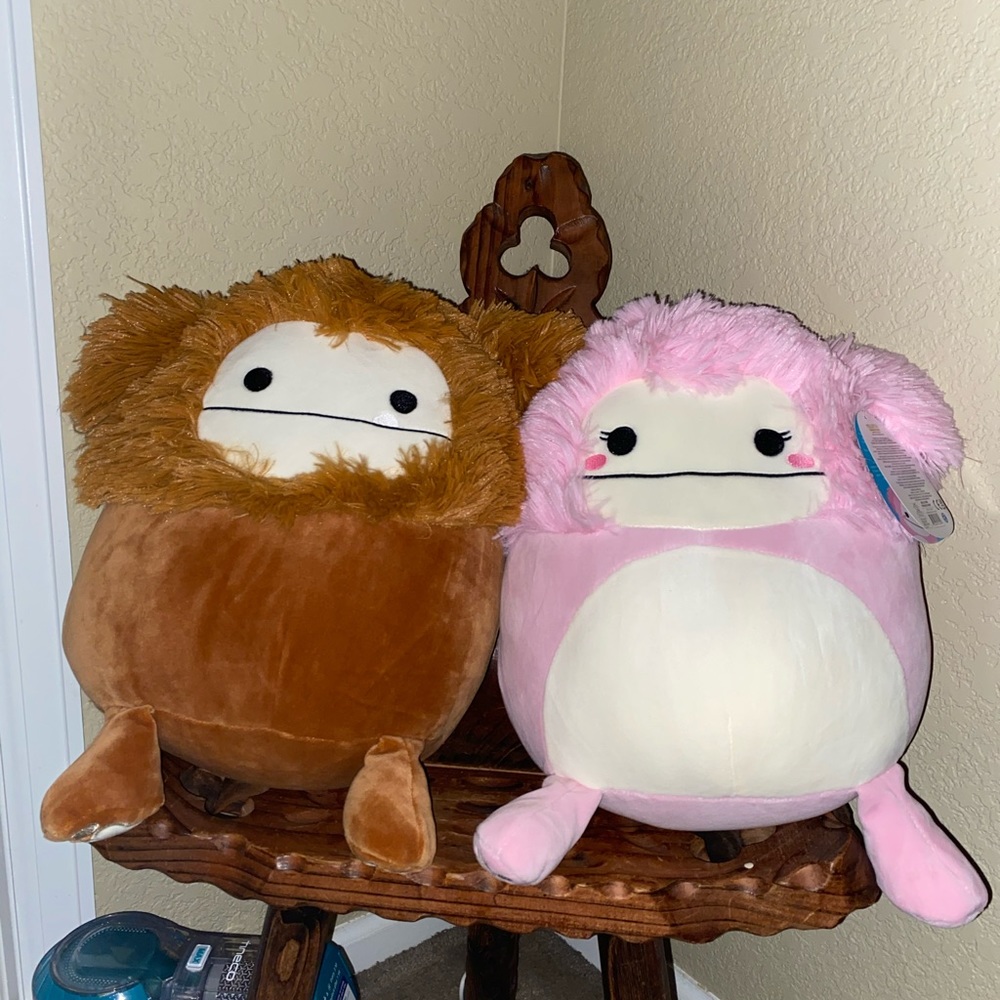 12" Brina AND Benny Big Foot Squishmallow